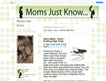 Tablet Screenshot of blog.momsjustknow.com